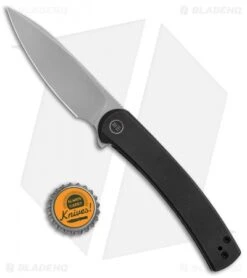 WE Knife Co. Upshot Frame Lock Knife Black Ti (3.5" Polished Bead Blast) 2102A -We Knife Co Shop WE Knife Co Upshot FL Black Ti BB 2102A BHQ 123525 jr bottlecap