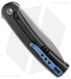 WE Knife Co. Upshot Frame Lock Knife Black Ti (3.5" Polished Bead Blast) 2102A -We Knife Co Shop WE Knife Co Upshot FL Black Ti BB 2102A BHQ 123525 jr side