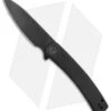 WE Knife Co. Upshot Frame Lock Knife Black Titanium (3.5" Black SW) 2102B