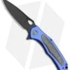 WE Knife Co. Vapor Frame Lock Knife Blue Ti/Carbon Fiber (2.95" Black) 804A