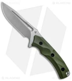 WE Knife Co. Vindex Fixed Blade Knife Green G-10 (4.3" Stonewash) 802A