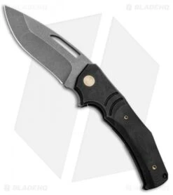 WE Knife Co. Willumsen JIXX Flipper Knife Black G-10/Black Ti (3.5" SW) 904C