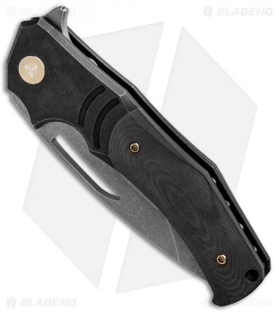 WE Knife Co. Willumsen JIXX Flipper Knife Black G-10/Black Ti (3.5" SW) 904C 2 WE Knife Co. Willumsen JIXX Flipper Knife Black G-10/Black Ti (3.5" SW) 904C - Image 2