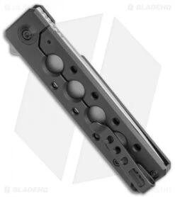 WE Knife Co. Zinker Miscreant 3.0 Frame Lock Knife Black Ti. (3" Stonewash) -We Knife Co Shop WE Knife Co Zinker Miscreant 3.0 FL Black Ti SW BHQ 120904 jr side 1