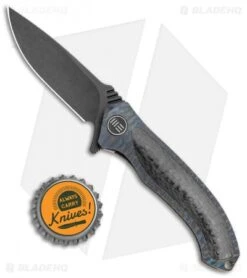 WE Knife Co. Anodyne Integral Frame Lock Knife FlamedTi/CF (2.35" Black SW) 914B -We Knife Co Shop WE Knife Co. Anodyne Integral FL Flamed Ti CF Black SW 914B BHQ 100857 jr bottlecap