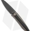 WE Knife Co. Black Void Opus Folding Knife Bronze Ti/G-10 (2.9" Black SW Chisel)