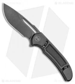 WE Knife Co. Ferrum Forge Minax Frame Lock Knife Black Titanium (3.5" Black SW)
