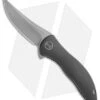 WE Knife Co. Mini Synergy Flipper Knife Black Titanium (3" Stonewash) 2011B