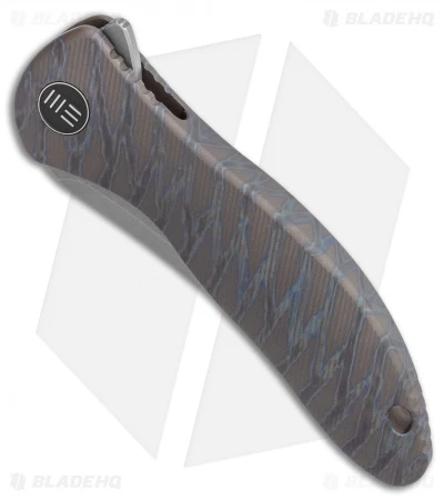 WE Knife Co. Mini Synergy Tanto Knife Tiger Stripe Flame Ti (3" Stonewash) 2 WE Knife Co. Mini Synergy Tanto Knife Tiger Stripe Flame Ti (3" Stonewash) - Image 2