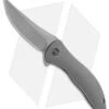 WE Knife Co. Mini Synergy Trailing Point Knife Titanium (3" Stonewash)