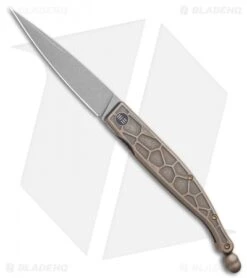 WE Knife Co. Roman Frame Lock Bronze Titanium (4.00" SW) 2008A