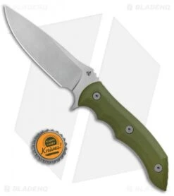 WE Knife Co. Stonefish Fixed Blade Knife OD Green G-10 (4.46" Stonewash) 919A -We Knife Co Shop WE Knife Co. Stonefish OD Green G 10 SW 919A BHQ 100860 jr bottlecap