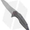 WE Knife Co. Bullit Frame Lock Knife Gray Ti (3.5 Hand Satin) 806C