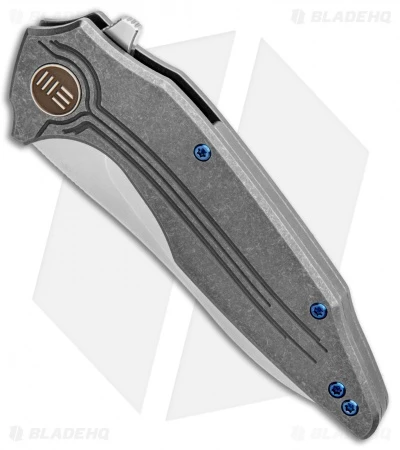 WE Knife Co. Bullit Frame Lock Knife Gray Ti (3.5 Hand Satin) 806C 2 WE Knife Co. Bullit Frame Lock Knife Gray Ti (3.5 Hand Satin) 806C - Image 2