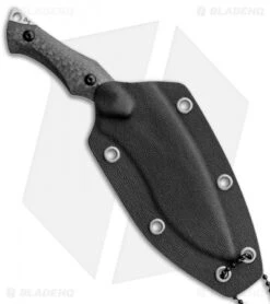 WE Knife Co. Vaquita Fixed Blade Mini Kukri Neck Knife CF (3.2" Stonewash) 807A -We Knife Co Shop WE Knife Company Vaquita Kukri Neck Knife SW 807A BHQ 84610 jr sheath