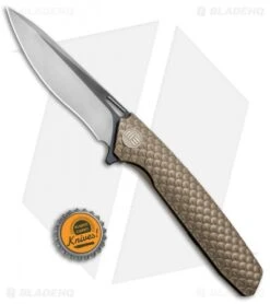 WE Knife Co. 604K Frame Lock Knife Bronze Titanium (3.8" Black, Satin) 7 WE Knife Co. 604K Frame Lock Knife Bronze Titanium (3.8" Black, Satin) -We Knife Co Shop WE Knife FL Satin Black Ti Bronze WE604K BHQ 67601 jr bottlecap 3