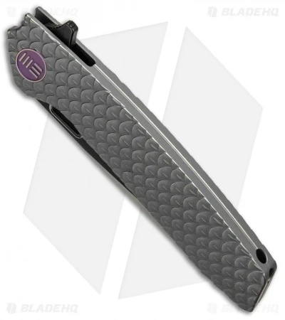 WE Knife Co. 604J Frame Lock Knife Titanium (3.8" Satin, Black) 2 WE Knife Co. 604J Frame Lock Knife Titanium (3.8" Satin, Black) - Image 2