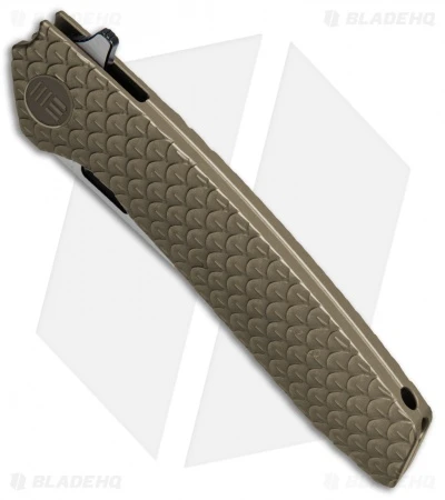 WE Knife Co. 604R Frame Lock Tanto Knife Bronze Titanium (3.8" Black, Satin) 2 WE Knife Co. 604R Frame Lock Tanto Knife Bronze Titanium (3.8" Black, Satin) - Image 2
