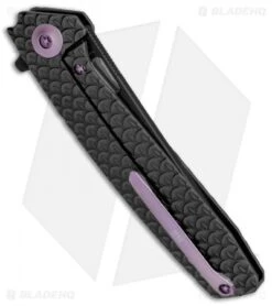 WE Knife Co. 604F Frame Lock Tanto Knife Black Titanium (3.8" Black, Satin) -We Knife Co Shop WE Knife FL Tanto Satin Black Ti Black WE604F BHQ 65099 jr side