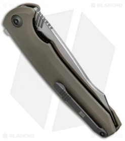 WE Knife Co. 617F Liner Lock Flipper Knife Tan G-10 (3.8" Satin) 5 WE Knife Co. 617F Liner Lock Flipper Knife Tan G-10 (3.8" Satin) -We Knife Co Shop WE Knife Flipper Tan G 10 617F BHQ 51709 jr side