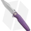WE Knife Co. 612B Frame Lock Knife Purple Titanium (4" SW/Satin)