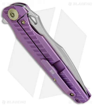 WE Knife Co. 612B Frame Lock Knife Purple Titanium (4" SW/Satin) 3 WE Knife Co. 612B Frame Lock Knife Purple Titanium (4" SW/Satin) - Image 3