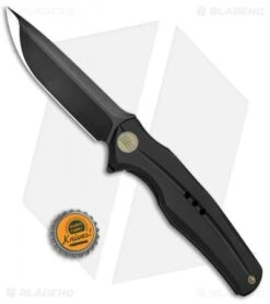 WE Knife Co. 601I Frame Lock Knife Black Titanium (3.75" Black Stonewash) -We Knife Co Shop WE Knife Ti Black Black SW WE601I BHQ 65079 jr bottlecap 2