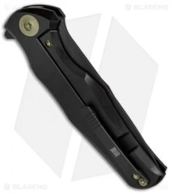 WE Knife Co. 601I Frame Lock Knife Black Titanium (3.75" Black Stonewash) -We Knife Co Shop WE Knife Ti Black Black SW WE601I BHQ 65079 jr side