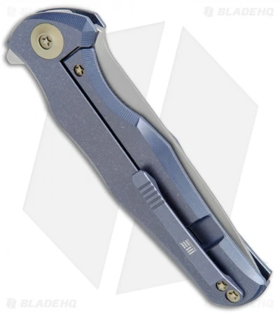 WE Knife Co. 601M Frame Lock Knife Blue Titanium (3.75" Bead Blast) 3 WE Knife Co. 601M Frame Lock Knife Blue Titanium (3.75" Bead Blast) - Image 3