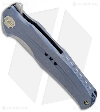 WE Knife Co. 601M Frame Lock Knife Blue Titanium (3.75" Bead Blast) 2 WE Knife Co. 601M Frame Lock Knife Blue Titanium (3.75" Bead Blast) - Image 2