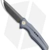 WE Knife Co. 601H Frame Lock Knife Blue Titanium (3.75" Black)
