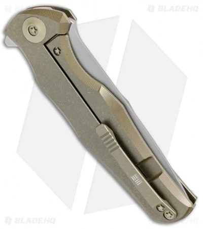 WE Knife Co. 601R Frame Lock Knife Bronze Titanium (3.75" Bead Blast) 3 WE Knife Co. 601R Frame Lock Knife Bronze Titanium (3.75" Bead Blast) - Image 3