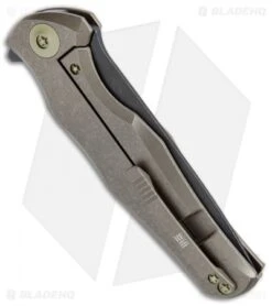 WE Knife Co. 601G Frame Lock Knife Bronze Titanium (3.75" Black) -We Knife Co Shop WE Knife Ti Bronze Black 601G BHQ 51529 jr side