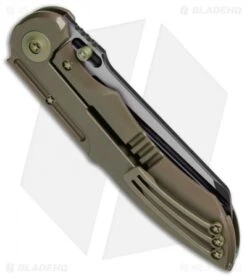 WE Knife Co. 620I Frame Lock Knife Bronze Titanium (4" Black) -We Knife Co Shop WE Knife Ti Bronze Black 620I BHQ 51897 jr side