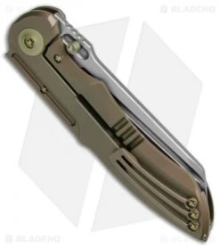 WE Knife Co. 620J Frame Lock Knife Bronze Titanium (4" Stonewash) 5 WE Knife Co. 620J Frame Lock Knife Bronze Titanium (4" Stonewash) -We Knife Co Shop WE Knife Ti Bronze SW 620J BHQ 51898 jr side