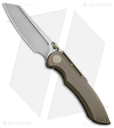 WE Knife Co. 620J Frame Lock Knife Bronze Titanium (4" Stonewash) 1 WE Knife Co. 620J Frame Lock Knife Bronze Titanium (4" Stonewash)
