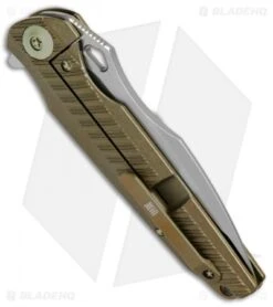 WE Knife Co. 612J Frame Lock Knife Bronze Titanium (4" Stonewash/Satin) 5 WE Knife Co. 612J Frame Lock Knife Bronze Titanium (4" Stonewash/Satin) -We Knife Co Shop WE Knife Ti Bronze TT SW 612J BHQ 51537 jr side