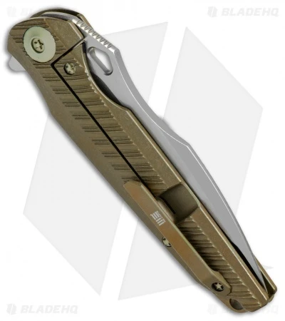 WE Knife Co. 612J Frame Lock Knife Bronze Titanium (4" Stonewash/Satin) 3 WE Knife Co. 612J Frame Lock Knife Bronze Titanium (4" Stonewash/Satin) - Image 3