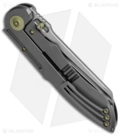 WE Knife Co. 620H Frame Lock Knife Titanium (4" Stonewash) -We Knife Co Shop WE Knife Ti Grey SW 620H BHQ 51896 jr side