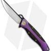 WE Knife Co. 606CFD Frame Lock Knife CF/Purple Ti (3.5" Two-Tone)