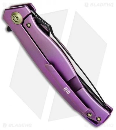WE Knife Co. 606CFD Frame Lock Knife CF/Purple Ti (3.5" Two-Tone) 2 WE Knife Co. 606CFD Frame Lock Knife CF/Purple Ti (3.5" Two-Tone) - Image 2