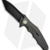 WE Knife Co. 608C Tanto Frame Lock Knife Gray Titanium (4" Black SW)