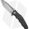 WE Knife Co. 608D Tanto Frame Lock Knife Gray Titanium (4" Stonewash)