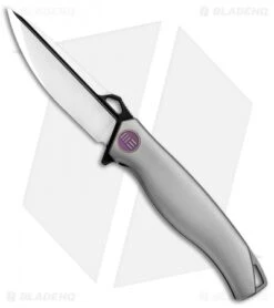 WE Knife Co. 606C Frame Lock Knife Titanium (3.5" Two-Tone)