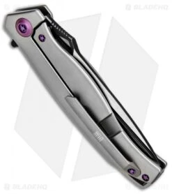 WE Knife Co. 606C Frame Lock Knife Titanium (3.5" Two-Tone) -We Knife Co Shop WE Knife Titanium Two Tone 606C BHQ 49795 jr side