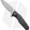 WE Knife Co. Nitida Frame Lock Knife Black Ti/CF (3.5" Stonewash) 707F