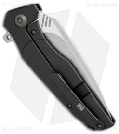 WE Knife Co. Nitida Frame Lock Knife Black Ti/CF (3.5" Stonewash) 707F -We Knife Co Shop WE Knives nitida sw ti cf blk 707F BHQ 72351 dl side