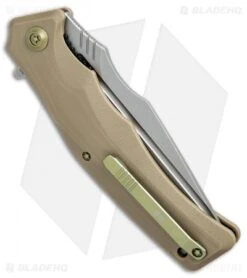 WE Knife Co. Thraex Liner Lock Knife Tan G-10 (3.9" Stonewash) 709D 6 WE Knife Co. Thraex Liner Lock Knife Tan G-10 (3.9" Stonewash) 709D -We Knife Co Shop WE Knives thraex tan g10 sw 709D BHQ 72354 dl side