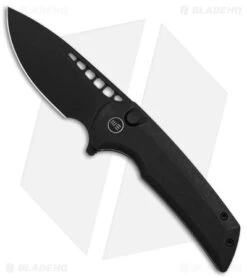 WE Knife Co. Mini Malice Button Lock Black Titanium (2.98" Black SW) WE054BL-1