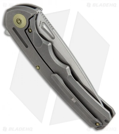 WE Knife Co. 611H Frame Lock Knife Titanium (3.75" Stonewash) 3 WE Knife Co. 611H Frame Lock Knife Titanium (3.75" Stonewash) - Image 3